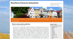 Desktop Screenshot of polnischeostseekueste.de