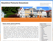 Tablet Screenshot of polnischeostseekueste.de